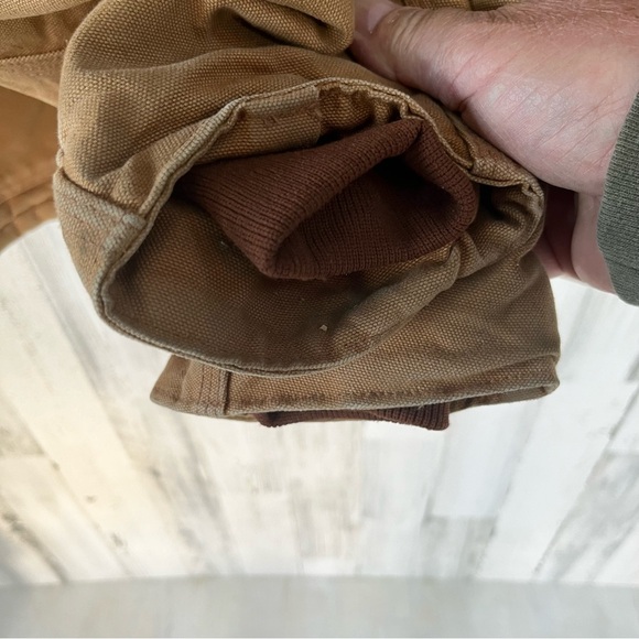 Carhartt Men’s Traditional Duck Jacket J002 Corduroy Collar Size XL - Picture 12 of 13